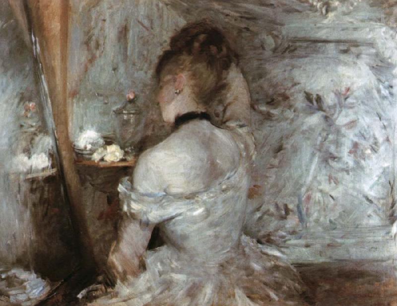 Berthe Morisot woman at her toilette